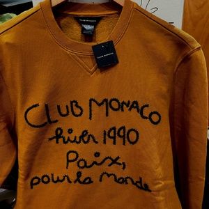 NWT Club Monaco 1990 World Peace Vintage Sweatshirt